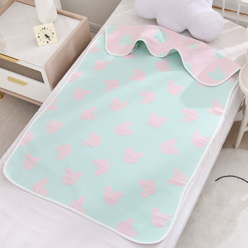 Gauze mat, summer breathable crib, children's cotton mattress for kindergarten