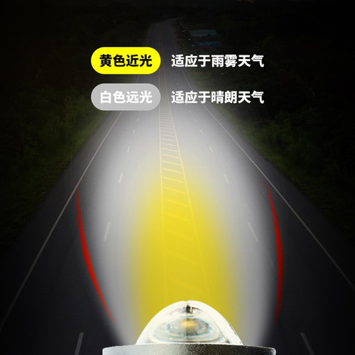 Cross-border hot-selling spotlights, ultra-bright electric vehicle lights, modified high-power headlights, far and near lights, external motorcycle street lamps 