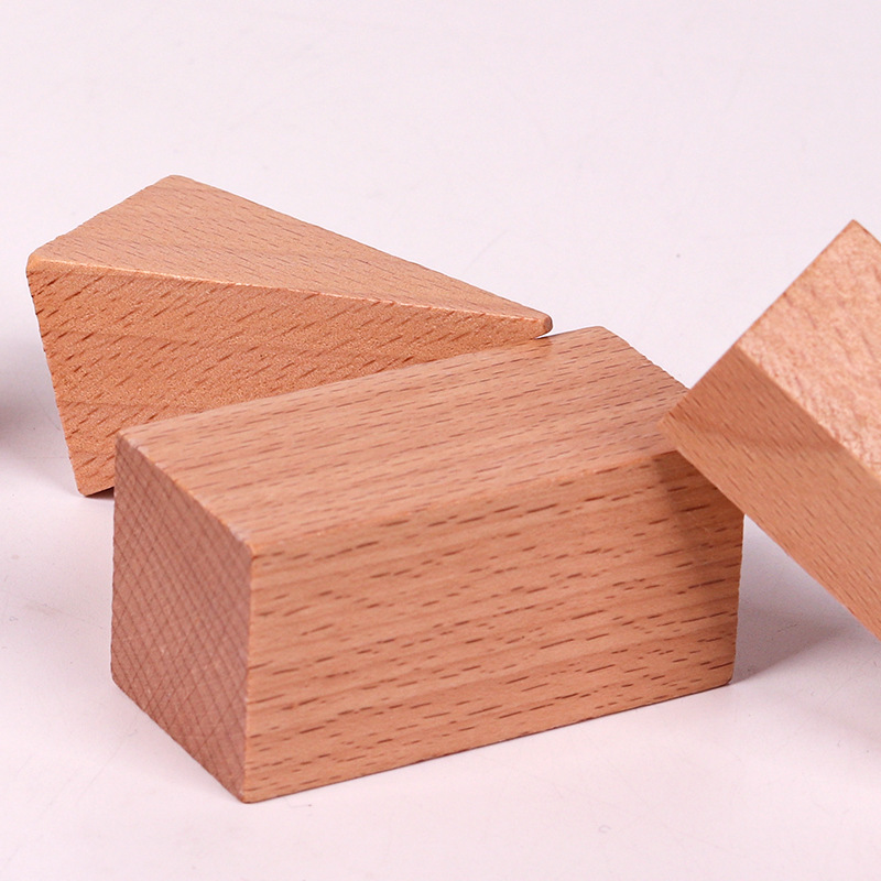 Madera para niños, forma matemática, bloques de construcción geométricos, jardín de infantes, educación temprana para niños, rompecabezas, iluminación, sistema de bloques de madera cognitiva
