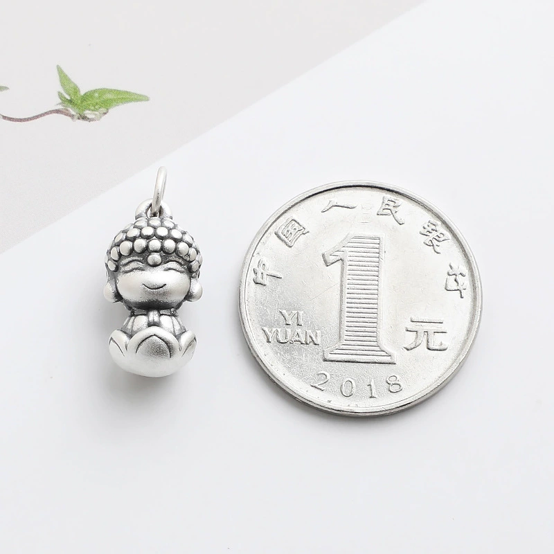 Серебряное браслет, подвеска, аксессуары, ручка, детское ожерелье, S999, 3D, ручная работа