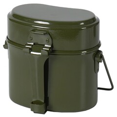 GKR折り畳みアルミ製ドイツ式単兵弁当箱屋外キャンプ携帯調理器具野外79式多機能吊り鍋焼き