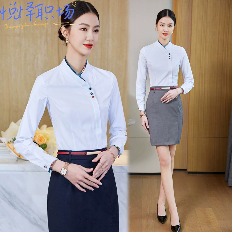 Высококачественная стюардесса профессиональный костюм женский пятизвездочный отель стойка регистрации Рабочая одежда ресторан Кейтеринг официант Рабочая одежда отель