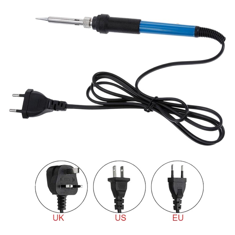 Soldador de 60W con Temperatura Ajustable 936, Soldador de Calentamiento Interno, Soldador Manual, 110V/220V, Temperatura Constante, Calentamiento Rápido