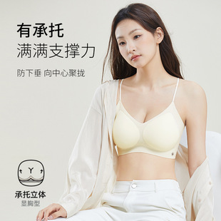 Ultra-Thin Seamless Underwear for Women with Small Breasts, Push-Up, No Rims, Zero-Sense Comfortable Liquid Foundation, Beautiful Back Bra, Lifting and Shrinking Breasts