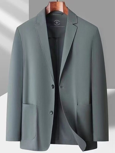 Spring and summer new style plus size sunscreen light familiarity men's casual small suit light business suit coat