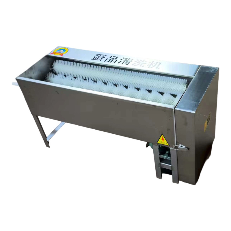 Máquina de limpieza de huevos de barro pequeña automática huevo salado huevo salado huevo de pato huevo de ganso huevo máquina de limpieza de huevo 304 máquina de acero inoxidable