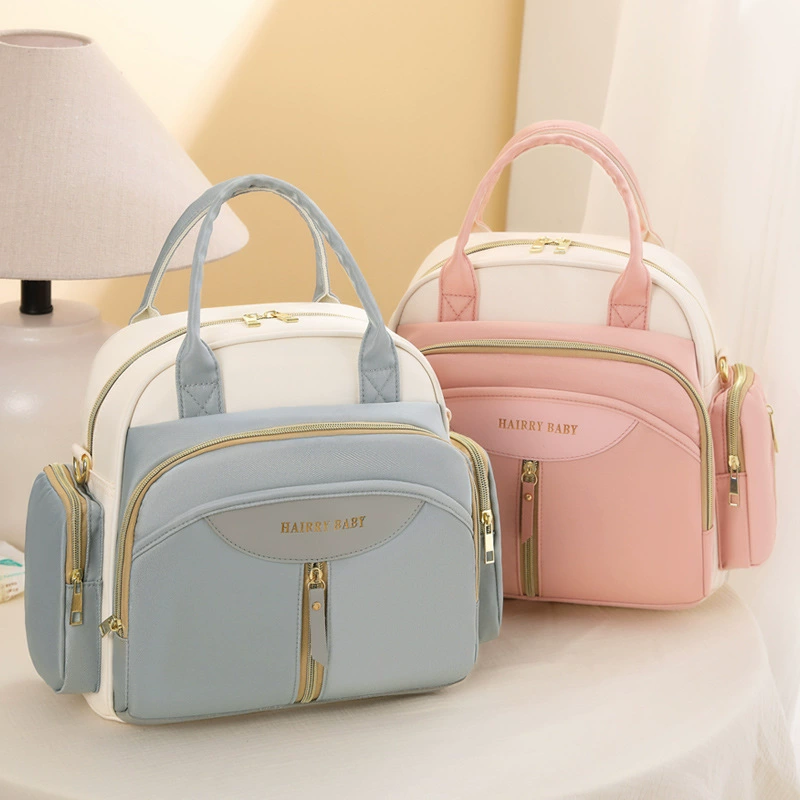 Новая стильная сумка для мам, позволяющая мамам выходить на короткие поездки, многофункциональная дорогая сумка через плечо большой вместимости.