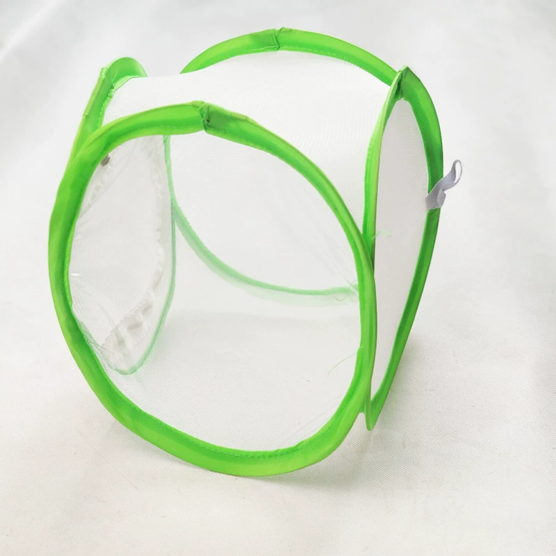 Малый Размер клетка бабочки ПВХ складной ящик для кормления животных Анти-москитная клетка завод теплый дом рептилий клетка