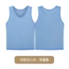 Mesh strapless model-sky blue
