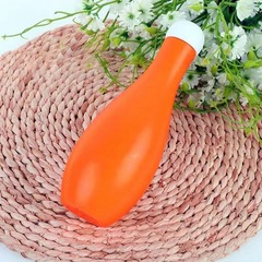 Plastic packaging bottle for factory's toilet cleaner, household chemical packaging bottle, blue bubble packaging bottle, bowling ball bottle