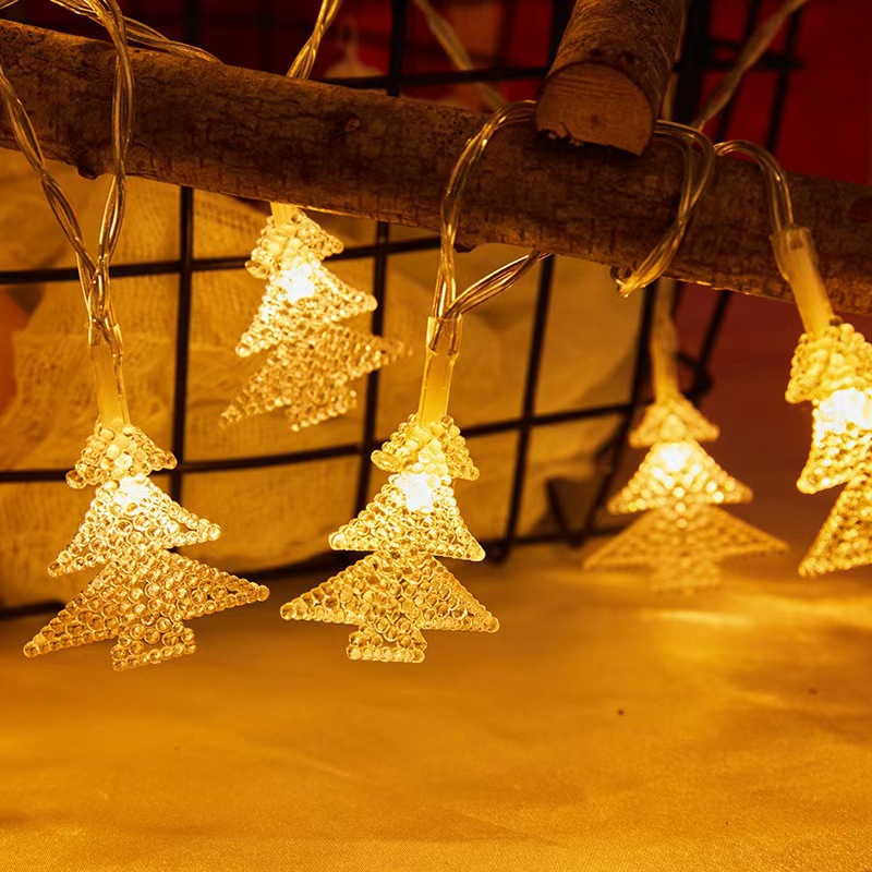 Navidad LED decoración interior copo de nieve alce burbuja bola atmósfera decoración lámpara solar string