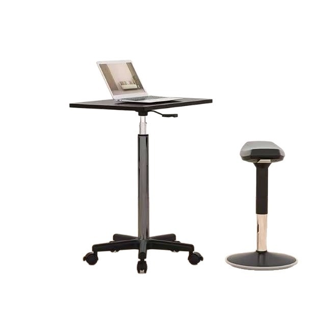 Fabrica directa polea móvil mesa pequeña de pie mesa de trabajo puede elevar pequeña mesa de cama computadora portátil