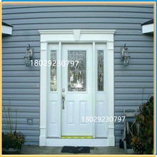 不锈钢玻璃进户门 商铺酒店大门小区金属玻璃美式入户门