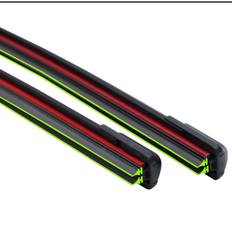 Suitable for Honda Civic Double-Layer Rubber Strip Wiper Blades Crv Fengfan Xrv Fit Lingpai Binzhi Crown Road Wiper Blades