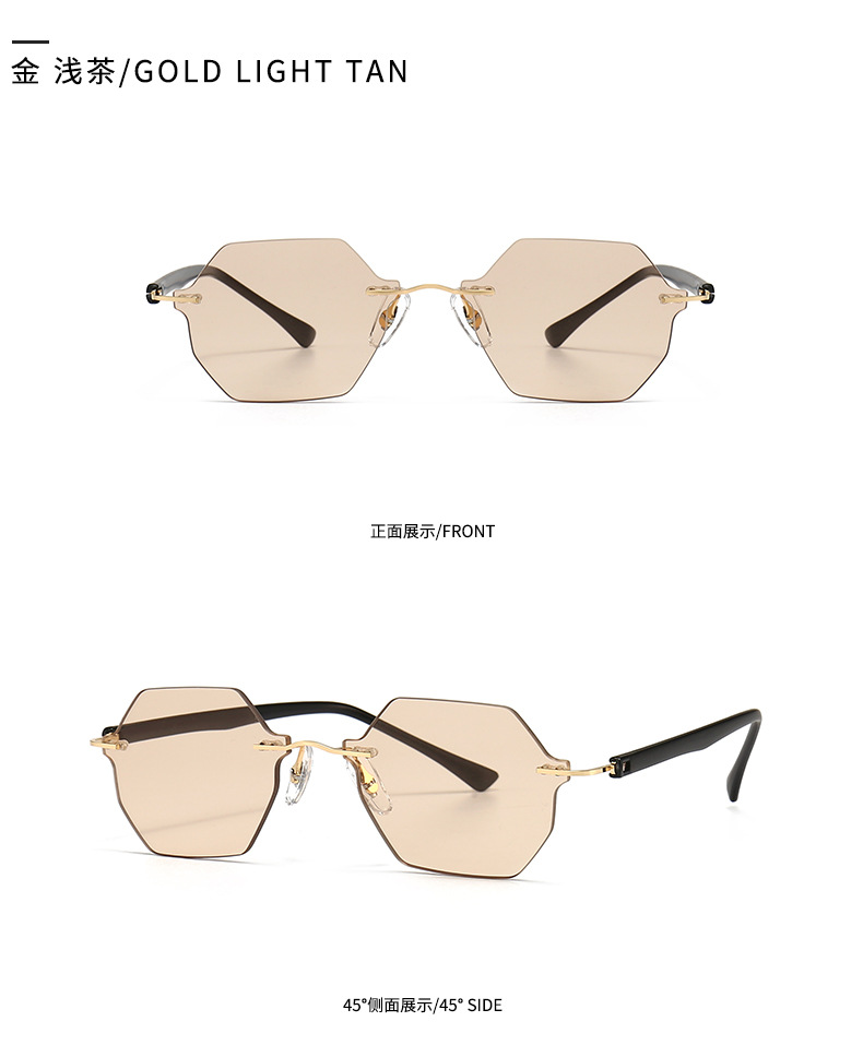 Classic Sunglasses European American Square Sunglasses Female display picture 4