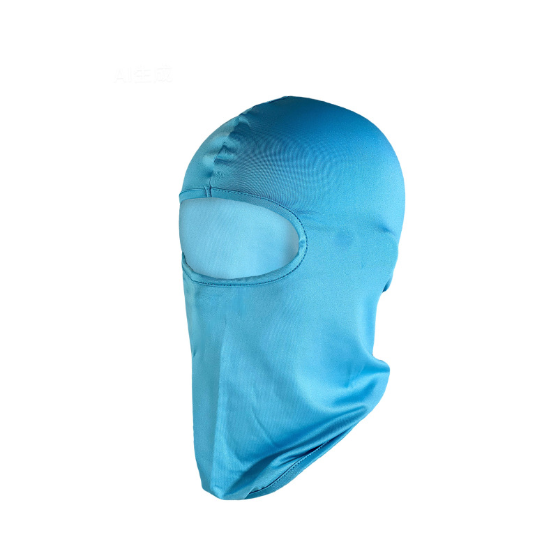 Protección solar de seda de hielo transfronteriza para exteriores, protección facial, capucha, máscara de ciclismo, motocicleta, a prueba de viento, cara deportiva de secado rápido de verano, Gini