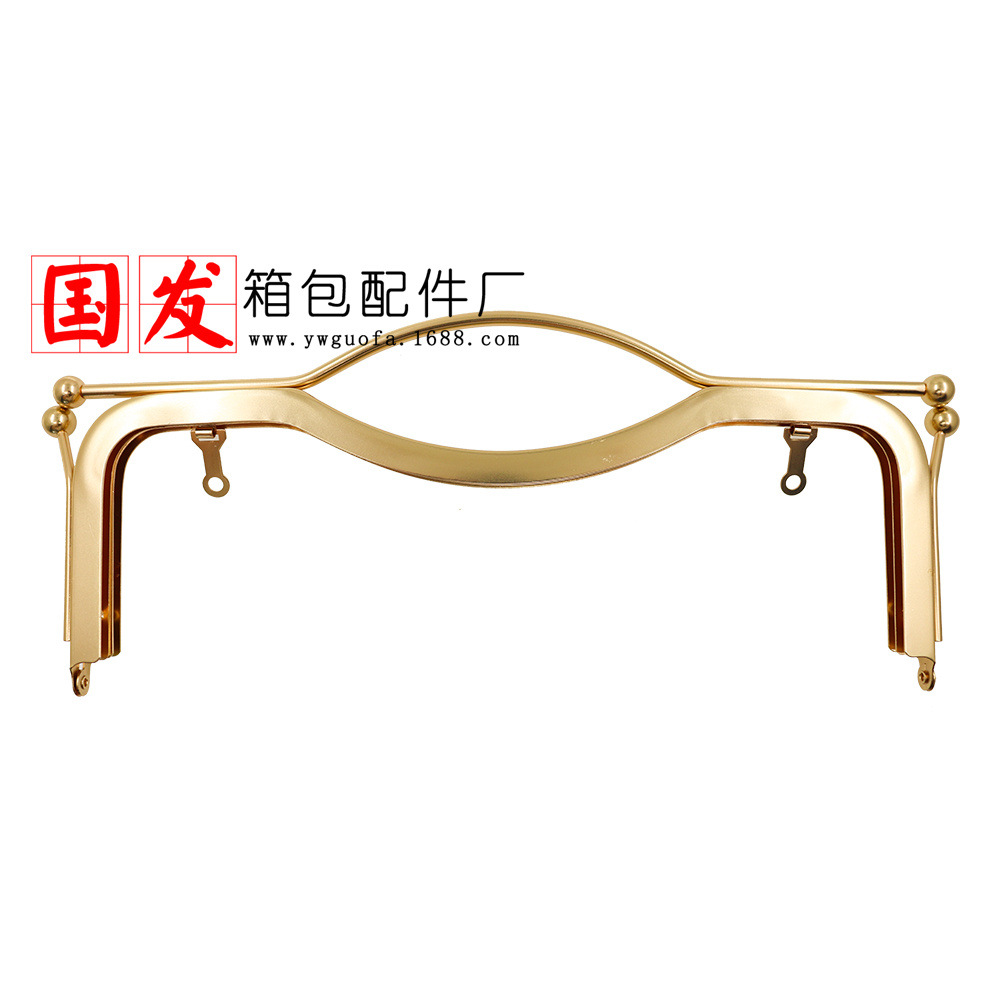 Sin agujeros de tornillo en stock: 27CM lisos sin agujeros labios oro labios mano de labio bolsa de gran tamaño