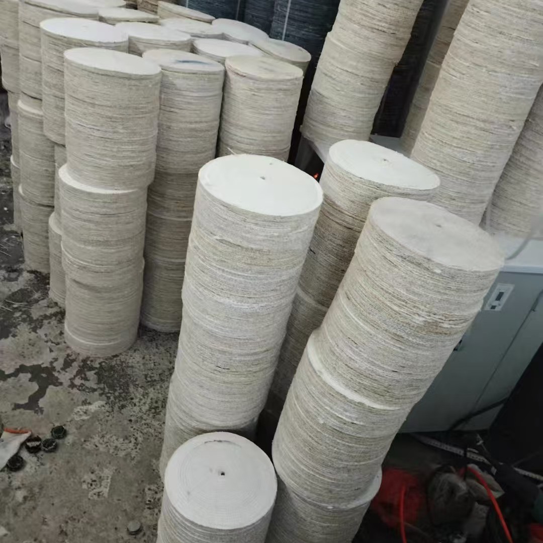 非标抛光轮油麻布轮精抛麻轮不锈钢抛光麻轮抛光毛线轮打磨机