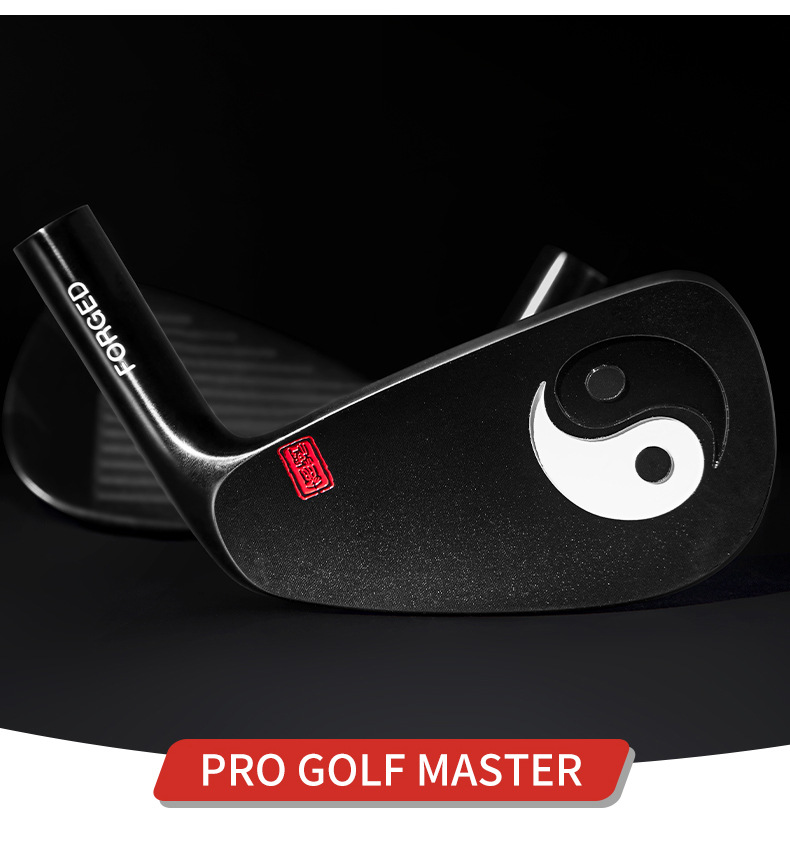 Bộ gậy sắt golf PGM đầu sắt rèn mềm dao lưng hoàn chỉnh — Bộ đầu sắt Thái Cực Quyền [thiết kế bằng sắt rèn/thiết kế trần] TIG084 chi tiết 3