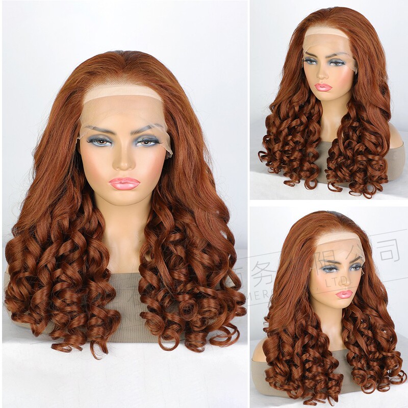 Women's Wig 13*6 Lace Front High-Temperature Fiber Long Curly Hair Wig Lace Front Wigs Women's Wig 13*6 Lace Front High-Temperature Fiber Long Curly Hair Wig Lace Front Wigs