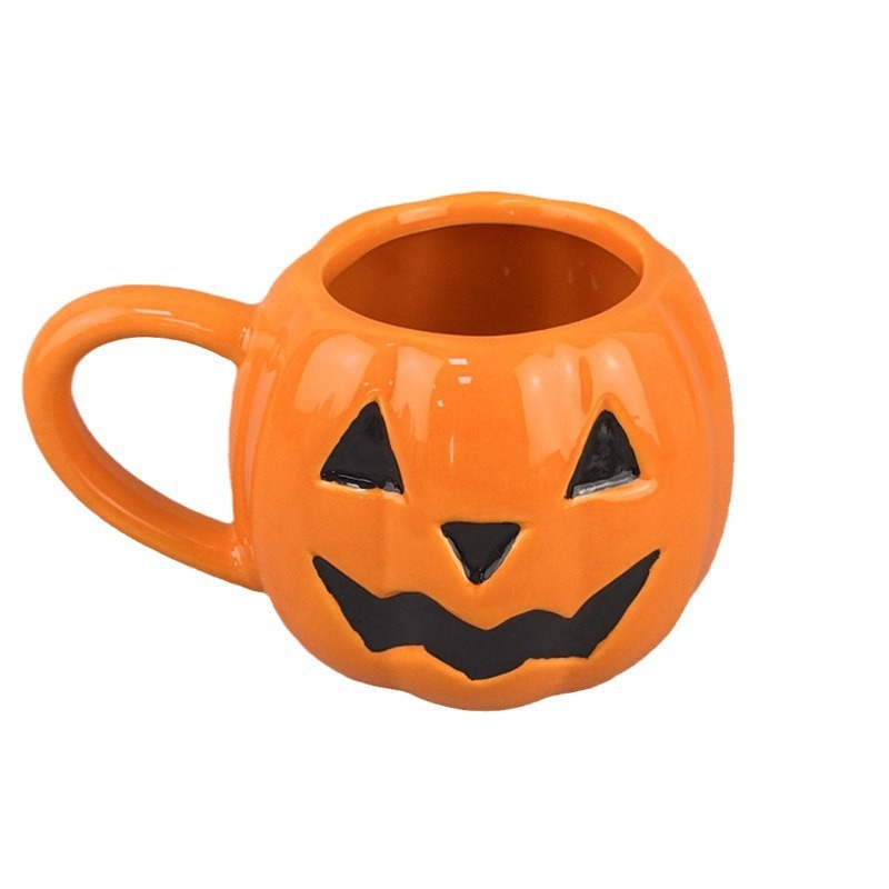 Regalos creativos de Halloween calabaza taza de cerámica retró de dibujos animados taza de pareja taza de vacaciones taza de cerámica taza de agua