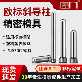 罗门配件塑胶模具精密滑块圆头加硬斜导柱欧标滑块导柱压铸模导柱