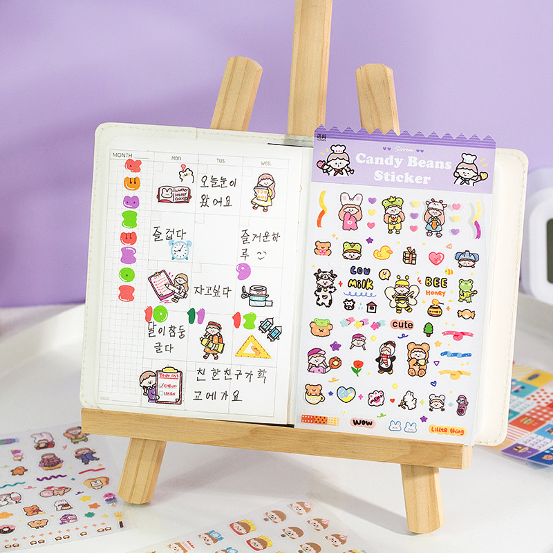 甜酷少女y2k美式甜心电波无粘性素材纸英文格纹手帐装饰打底背景详情12