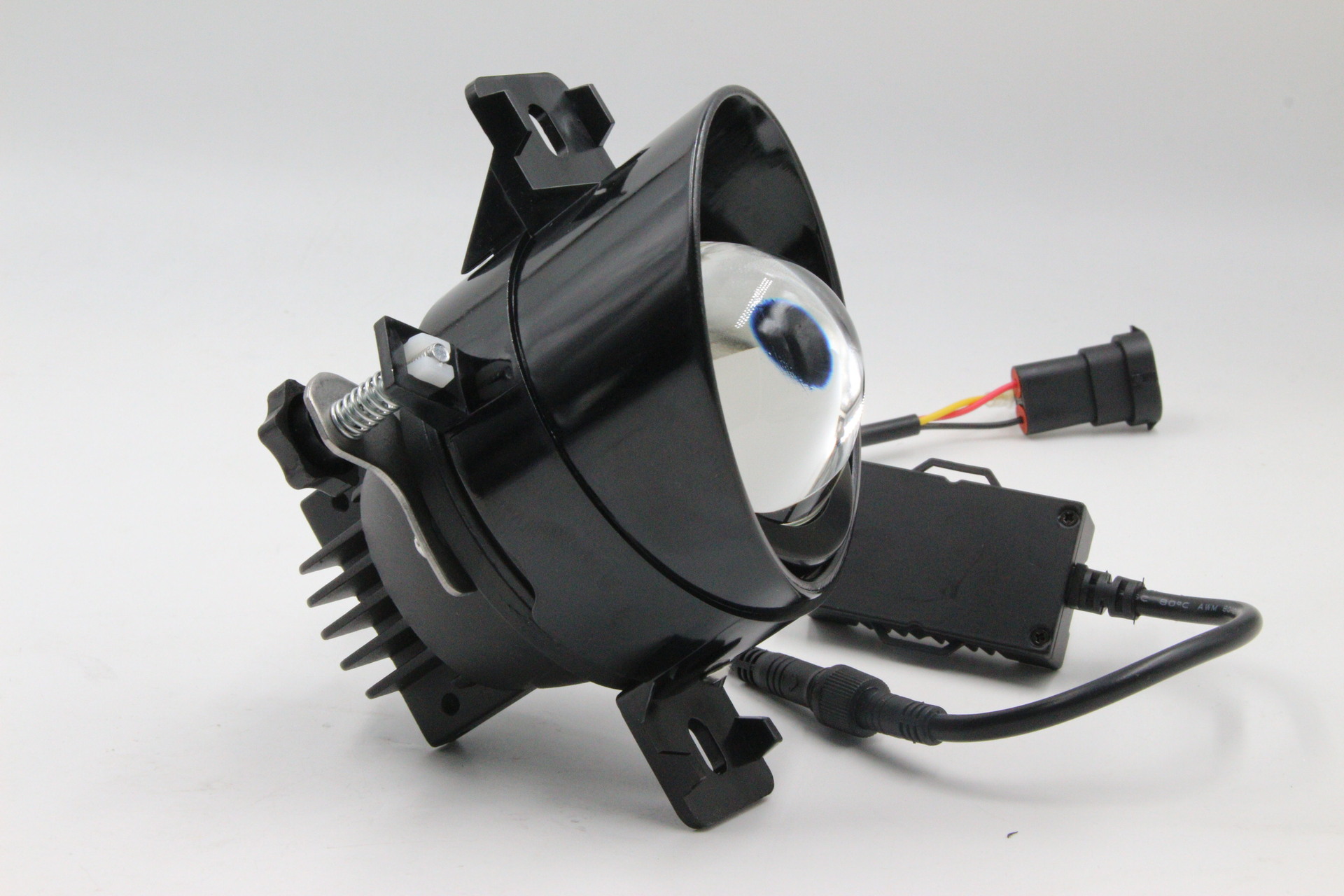 Luz antiniebla J1 de doble lente, bombilla LED de 3.0 pulgadas, ultrabrillante, integrada para luz de lejos y de cerca, universal de 9-36V.