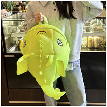 2025新款创意3d恐龙造型书包可爱小飞龙儿童双肩包炫酷个性机车包