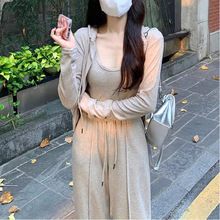 休闲运动套装女2025春秋冬搭配一整套时尚卫衣卫裤三件套洋气服