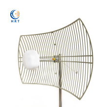 5G全频700-4000MHz高增益30dbi双极化室外定向抛物面栅格网天线