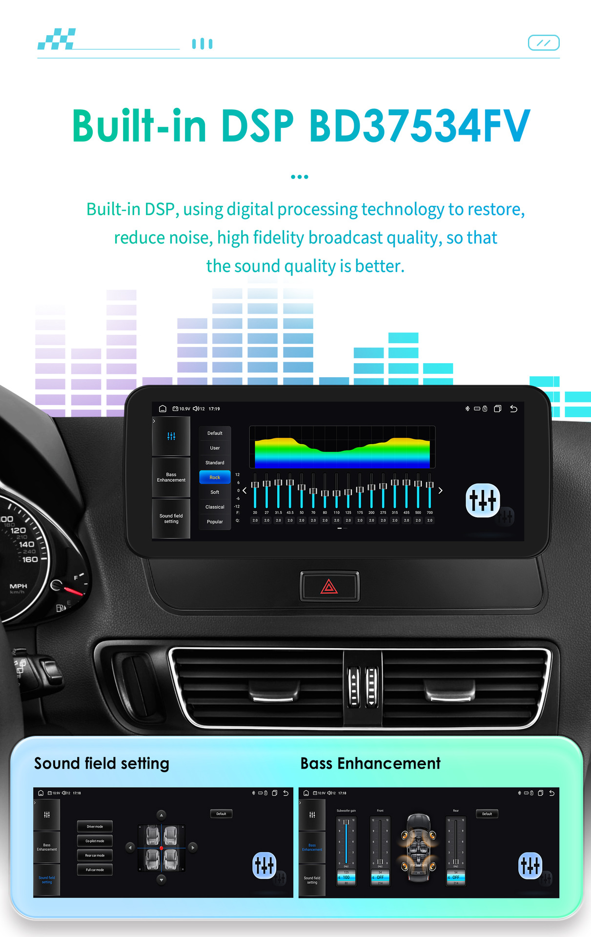 Suitable for 09-16 Audi Q5 Android large screen central control display navigation reversing image all-in-one machine