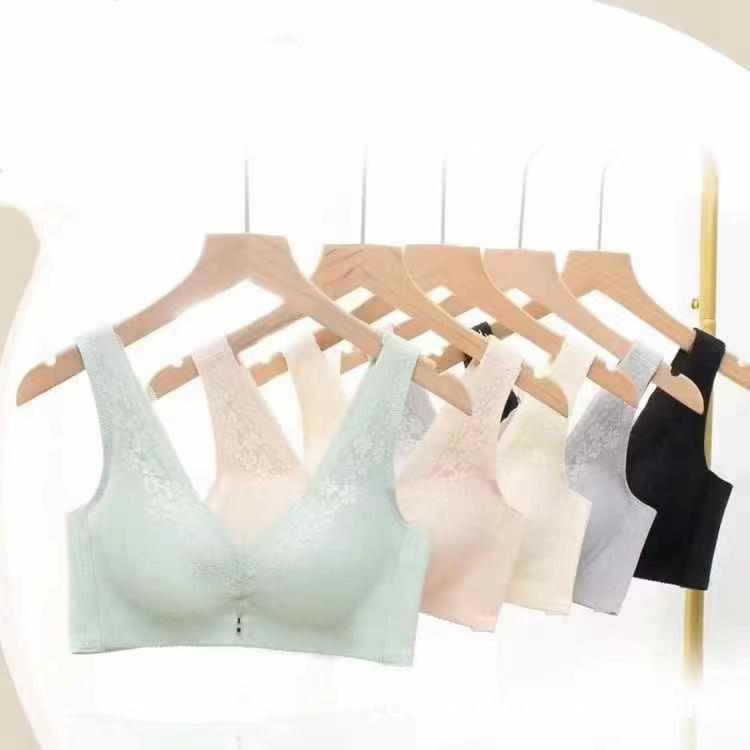 Nueva ropa interior de mujer confortable sin abertura de acero brillante copas sujetadores al por mayor fábrica