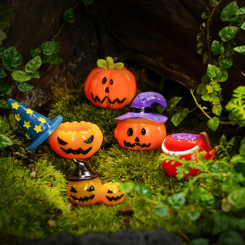 Adorno de Micropaisaje de Halloween de Resina Decorativo para Pecera y Acuario image 2