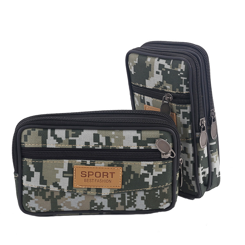 Wear-resistant camouflage travel belt bag