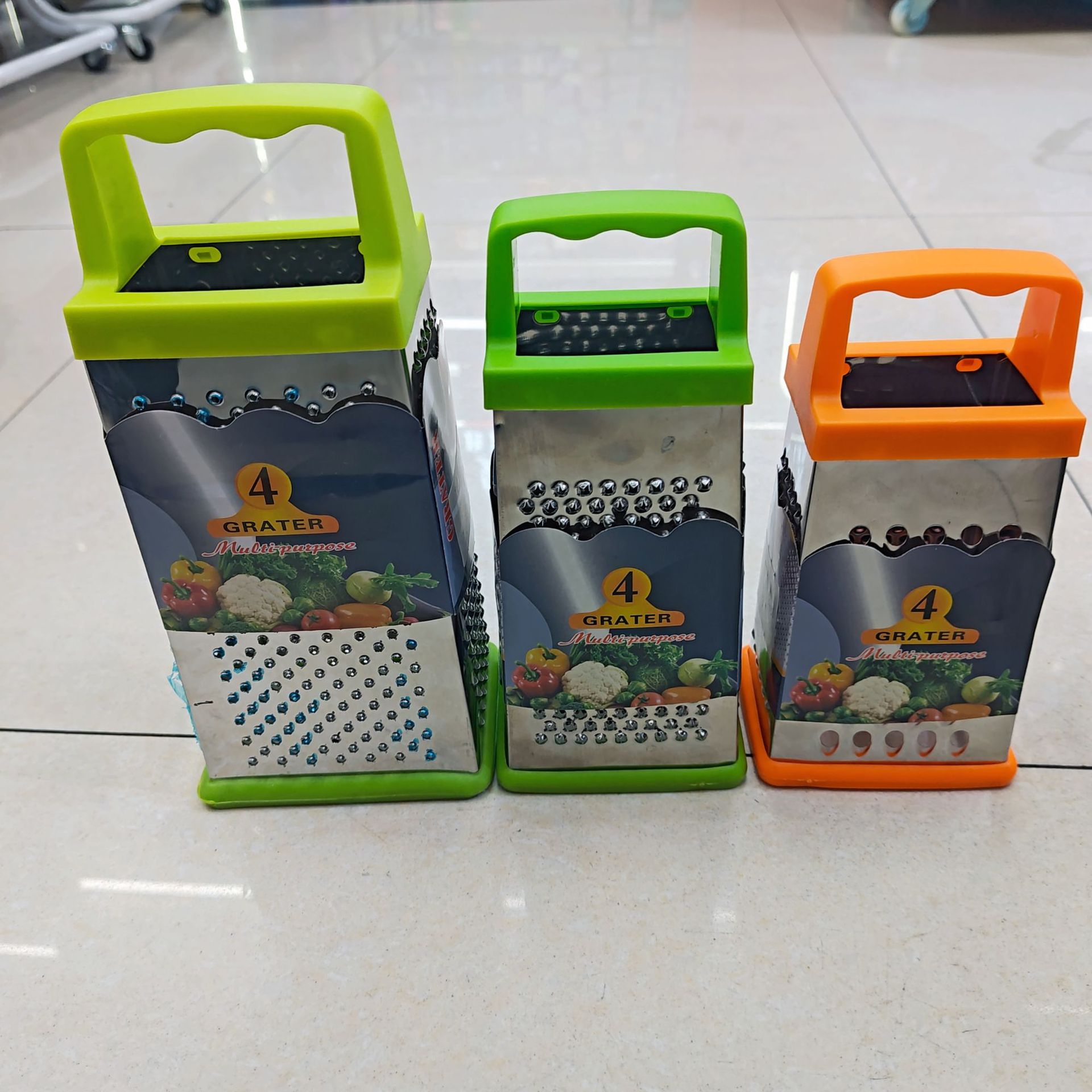 Cocina multifuncional de cuatro lados planador de verduras acero inoxidable limpiador de alambre cortador de verduras de papas planador de cáscara multipropósito planador de melones y frutas