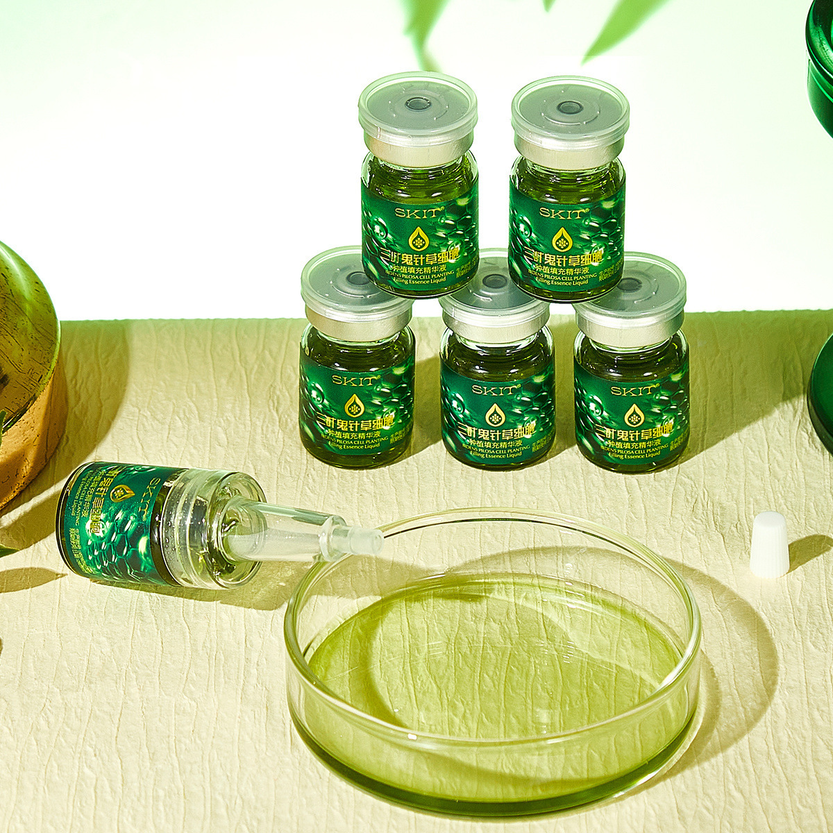 Suero Facial Antiarrugas Reafirmante Hidratante e Iluminadora para Cuidado Facial