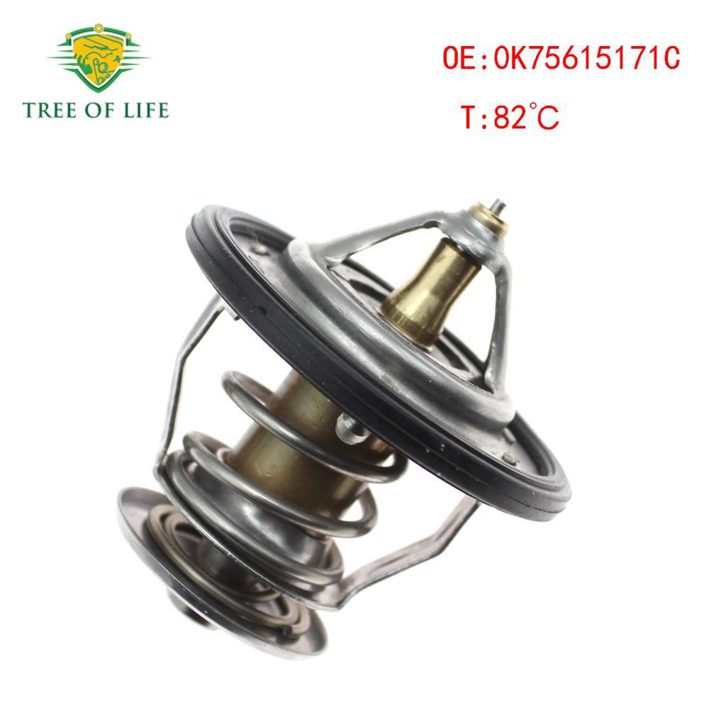 0K75615171C es adecuado para el termostato de refrigerante del motor Kia 82 °C image 5