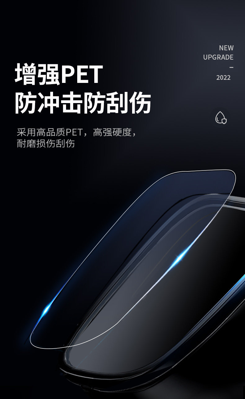 Car Hydrophobic Film, Rearview Mirror Rainproof Film, Universal Anti-Glare Car Rearview Mirror Waterproof Film, Non-Water-Absorbing for Vehicles
