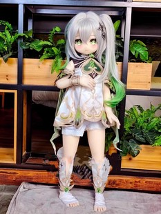Cos Grass God Full Body Solid Anime Insertable Silicone Solid Doll Masturbator with Skeleton for Adults