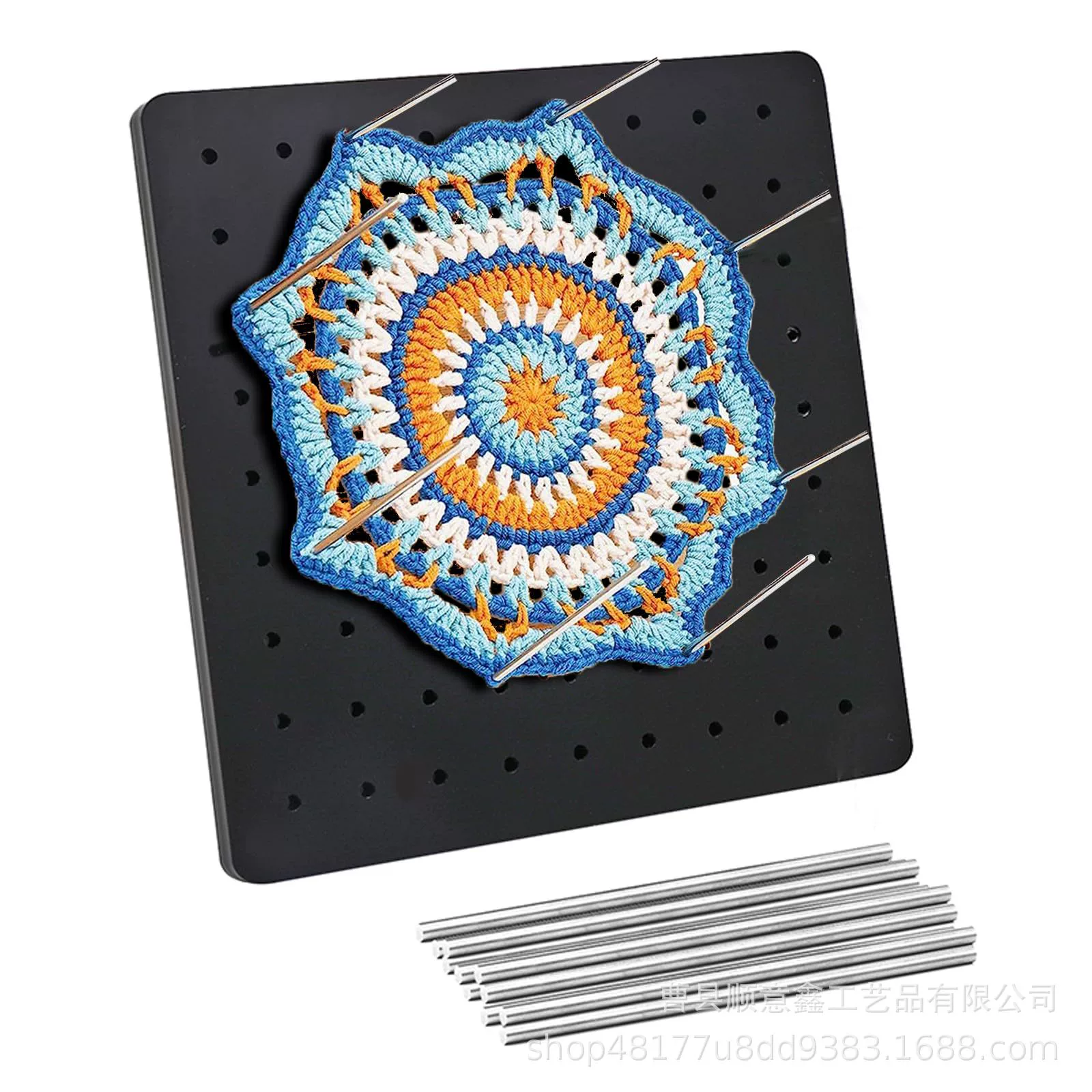 Резиновая деревянная доска с отверстиями для вязания крючком доска для инструментов деревянная шерсть вязание крючком доска формовочная доска