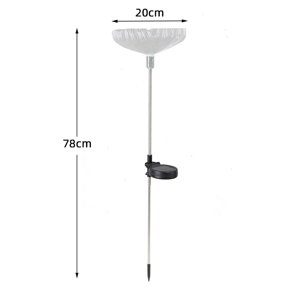 Amazonas solar lámpara de manguera de fibra óptica jardín atmósfera decoración LED patio lámpara de color al aire libre lámpara de césped impermeable