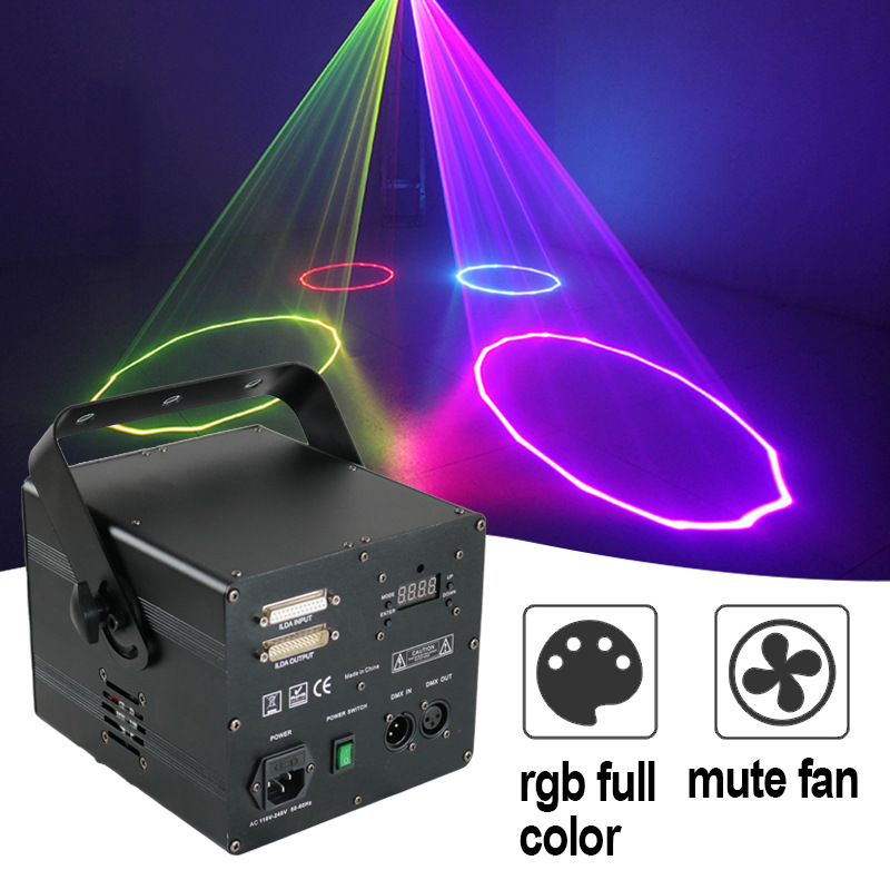 Luz DE ETAPA 3W a todo color animado láser Barra de luz láser KTV patrón de luz de exploración barra láser