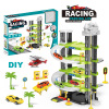 Children's constructor, racing car railed, parking rack, toy, car model, wholesale, new collection