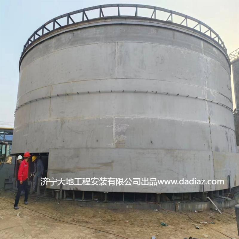 2000立方硫酸罐制作安装  大地油罐 质量保障价格优良