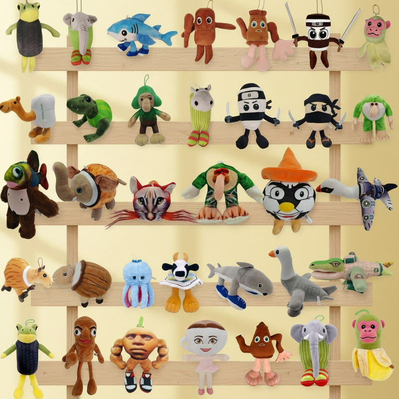 Cross-Border New Product Tungtungsahur Shark Ai American Shanhaijing Spoof Plush Toy Doll in Stock