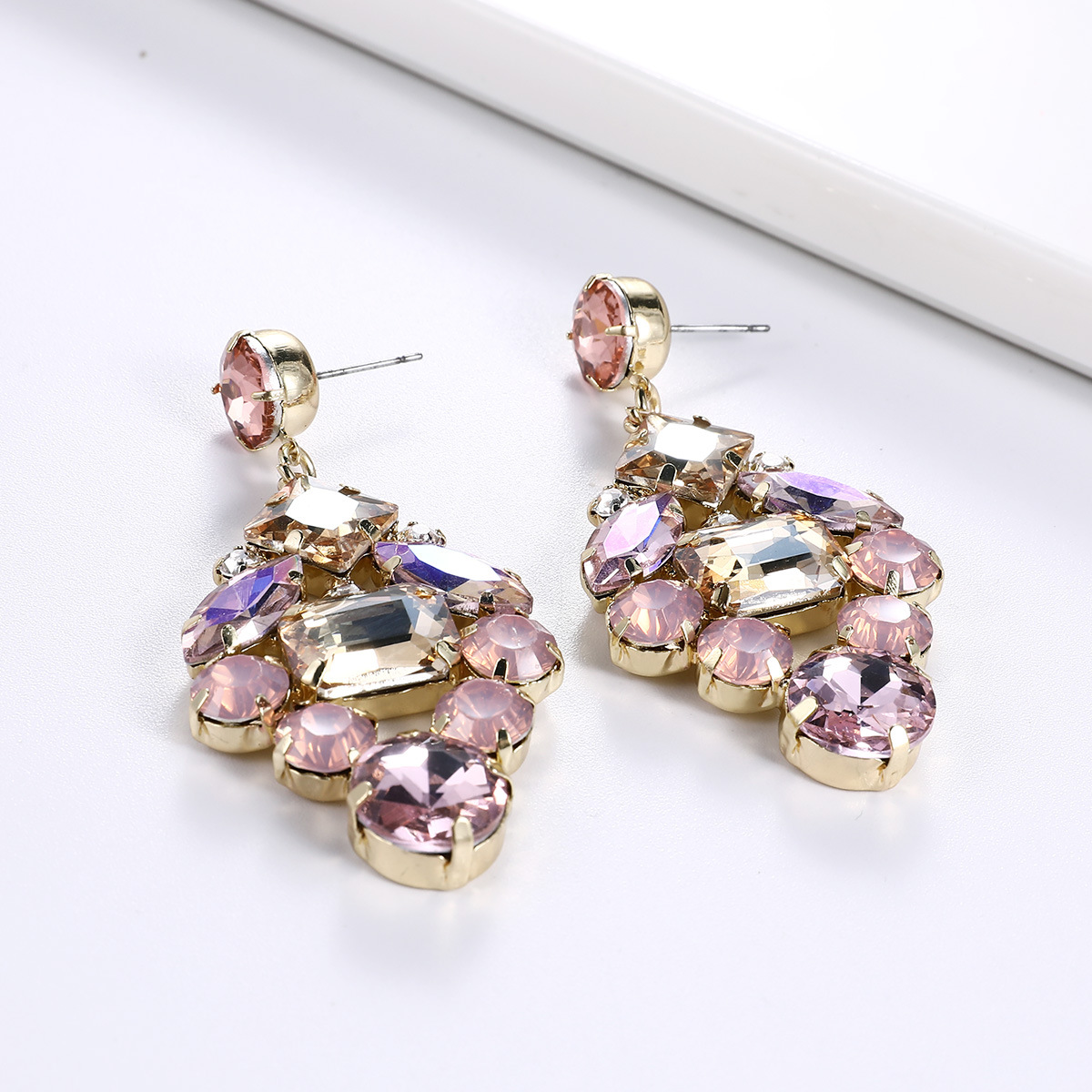 European and American alloy full of diamond fashion drop earringspicture4