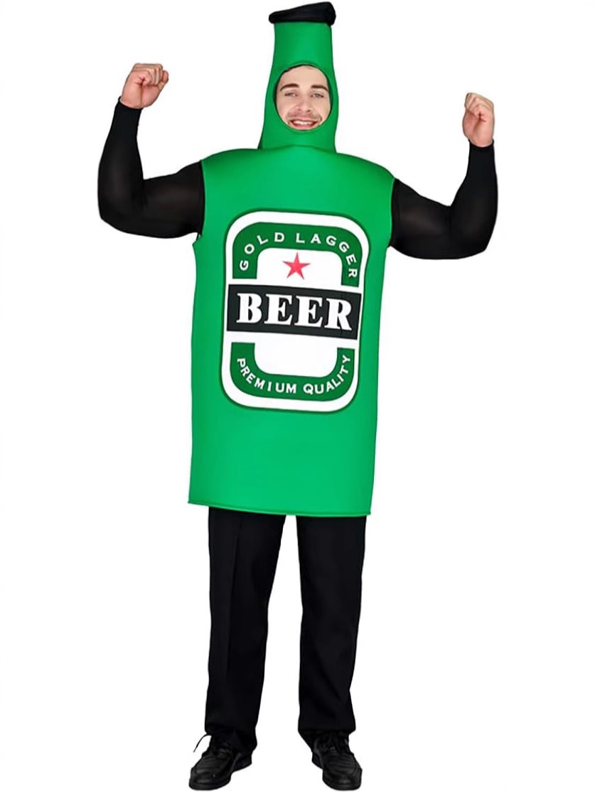 Order Halloween new beer acting costume adult costume party campus…
