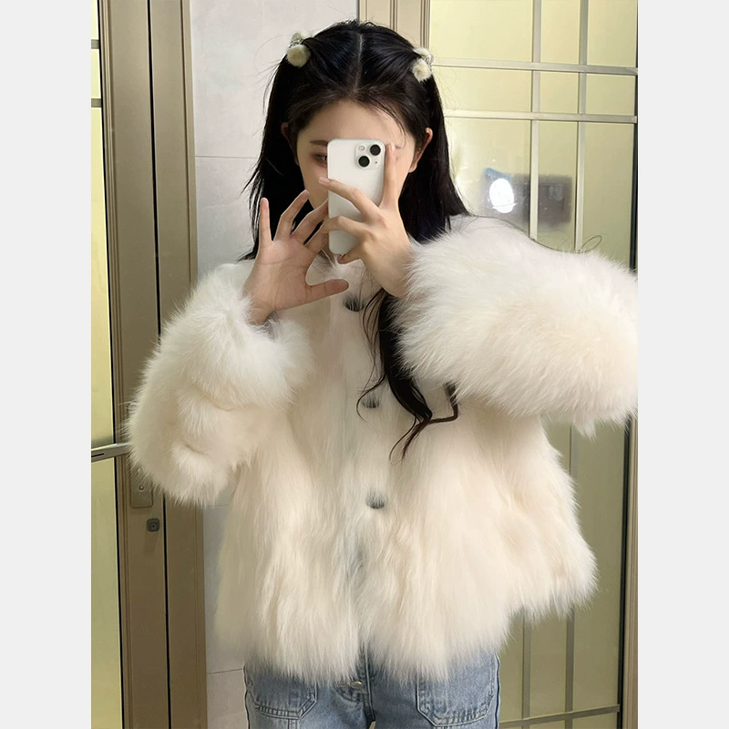 Демисезонная маленькая белая короткая бархатная куртка, стиль Chanel