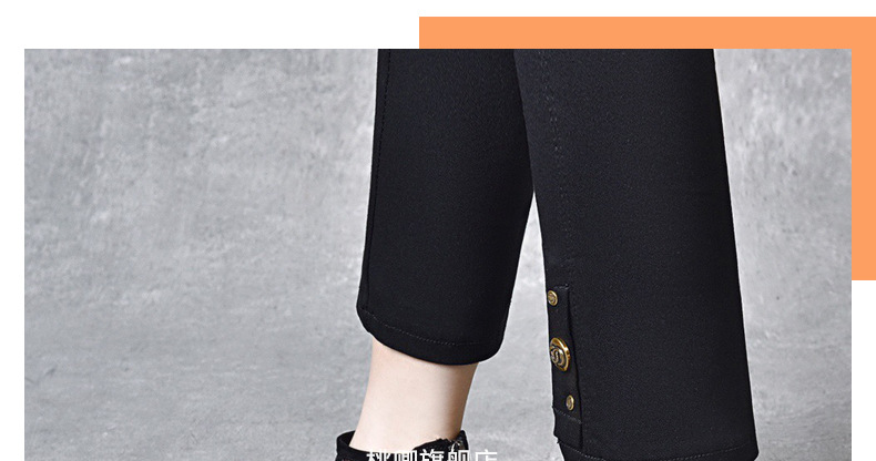 Sandal cao cổ nữ da thật mũi tròn gót dày 2.5 cm kiểu La Mã khoét lỗ lưới thoáng khí — Chiều cao gót 2.5 cm chi tiết 28